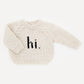 Hi. Ivory Sweater