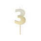 Gold Dipped #3 Candle