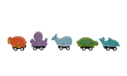 Pull Back Ocean Creatures Refill - Set of 20