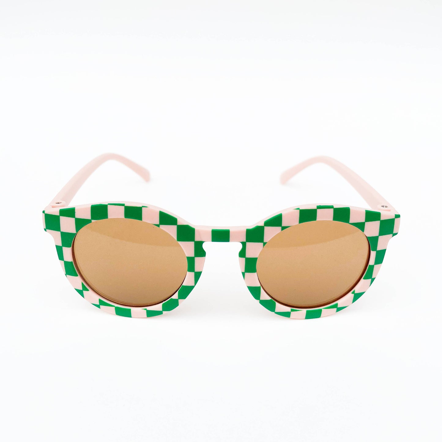 Check Me Out Blush & Green  Kids Toddler Sunglasses