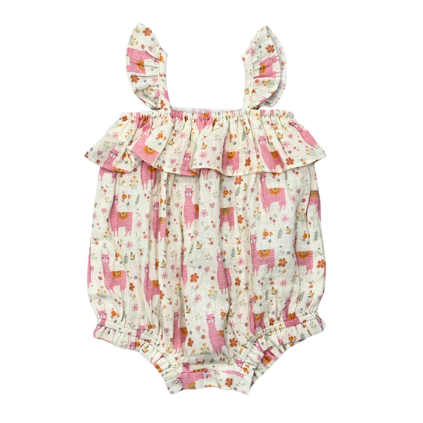 Llama Bubble Romper