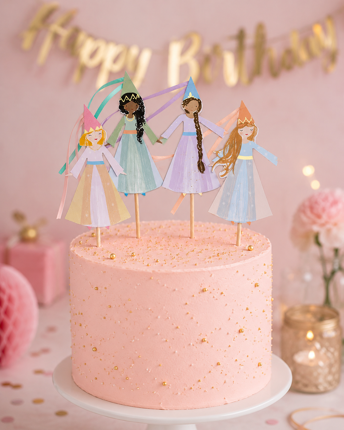 Magical Princess Cake Toppers