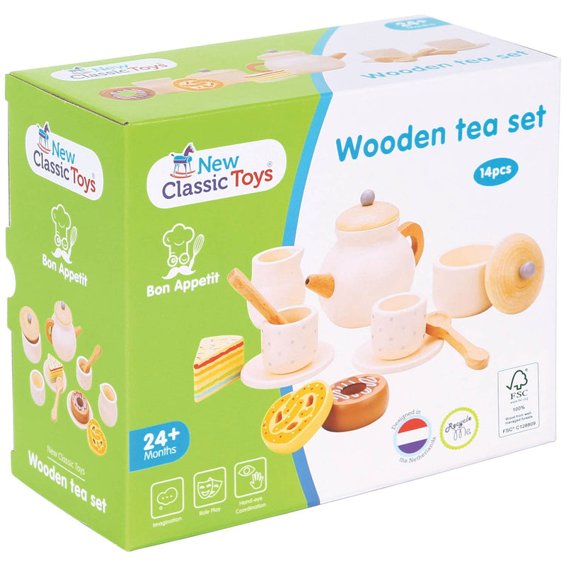 New Classic Toys Wooden tea set
