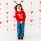 Love Bug Valentines Day Sweatshirt kids and Toddlers: Light Grey / 4T