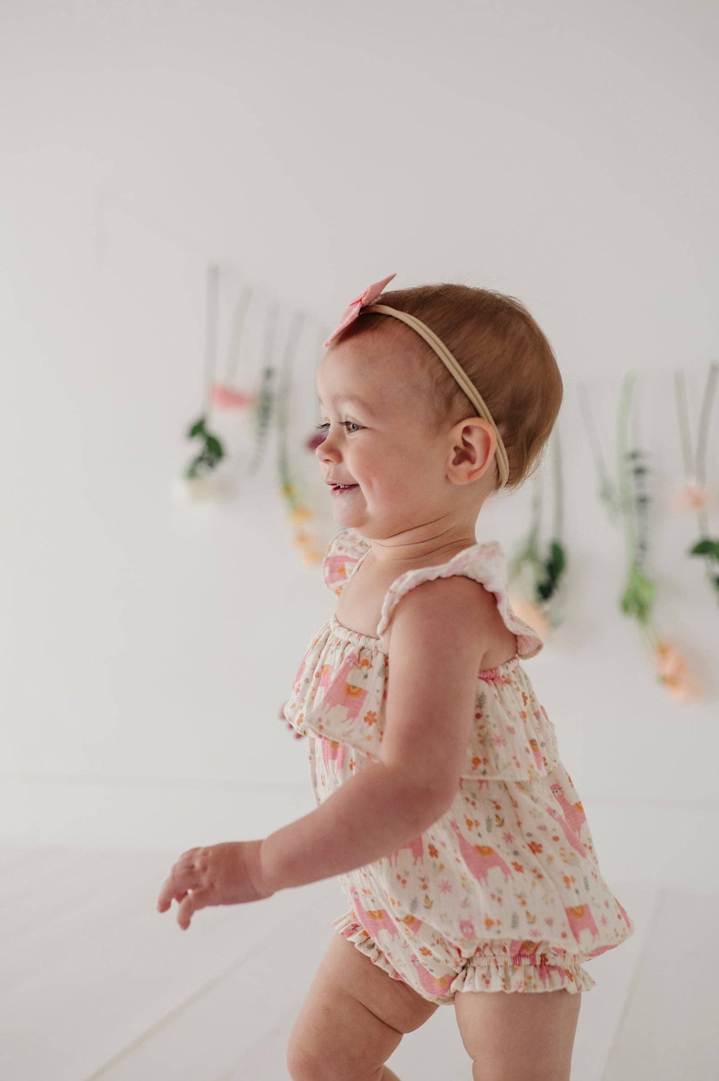 Llama Bubble Romper