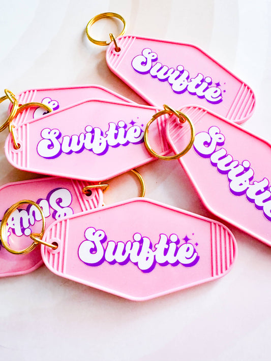 Pink Swiftie Keychain