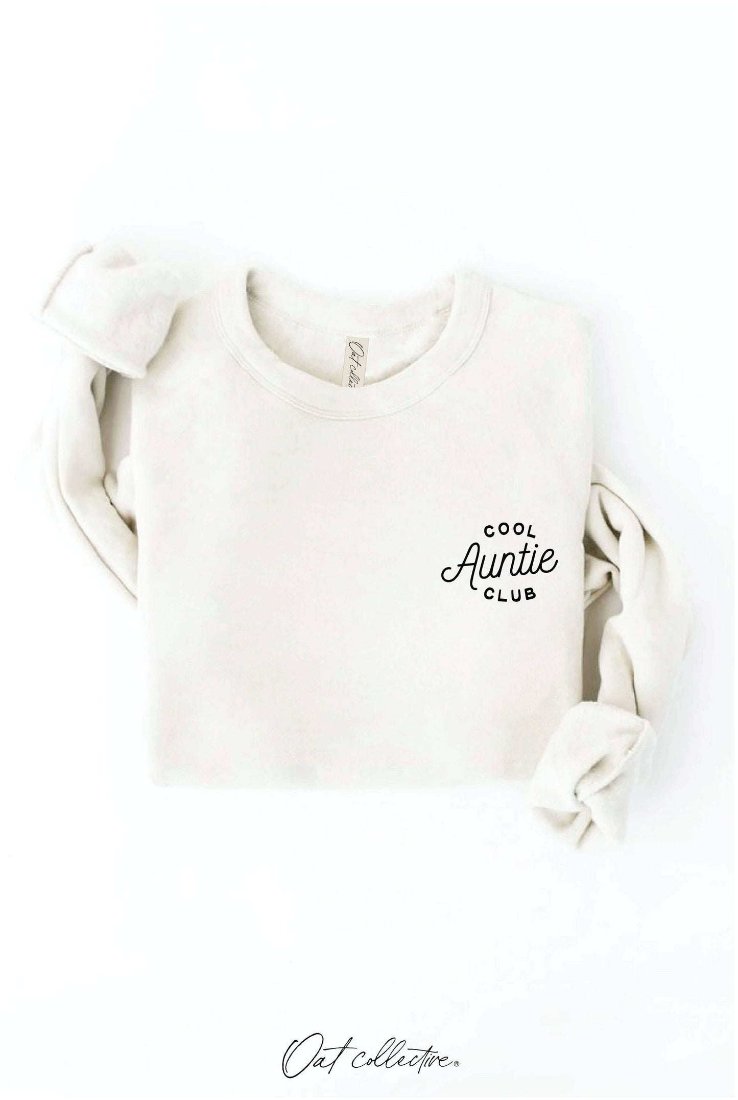 Cool Auntie Sweatshirt-Ivory