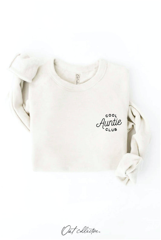 Cool Auntie Sweatshirt-Ivory