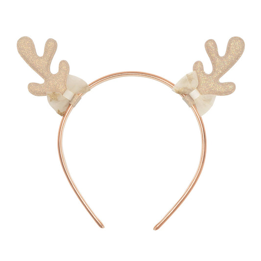 Gold Reindeer Headband