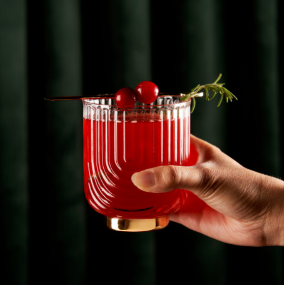 Gatsby Gold-Plated Glass Tumblers - Set of 2