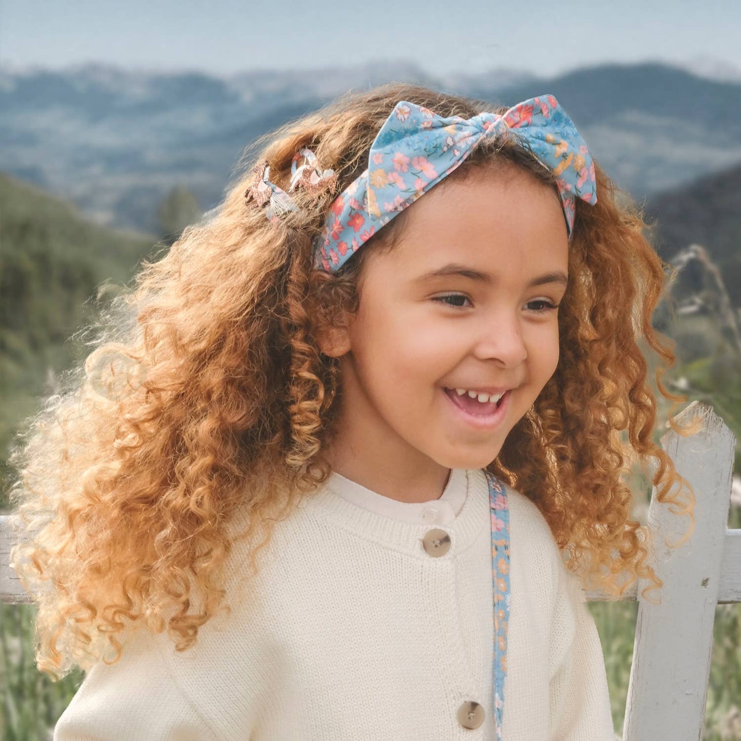 Floral Tie Headband