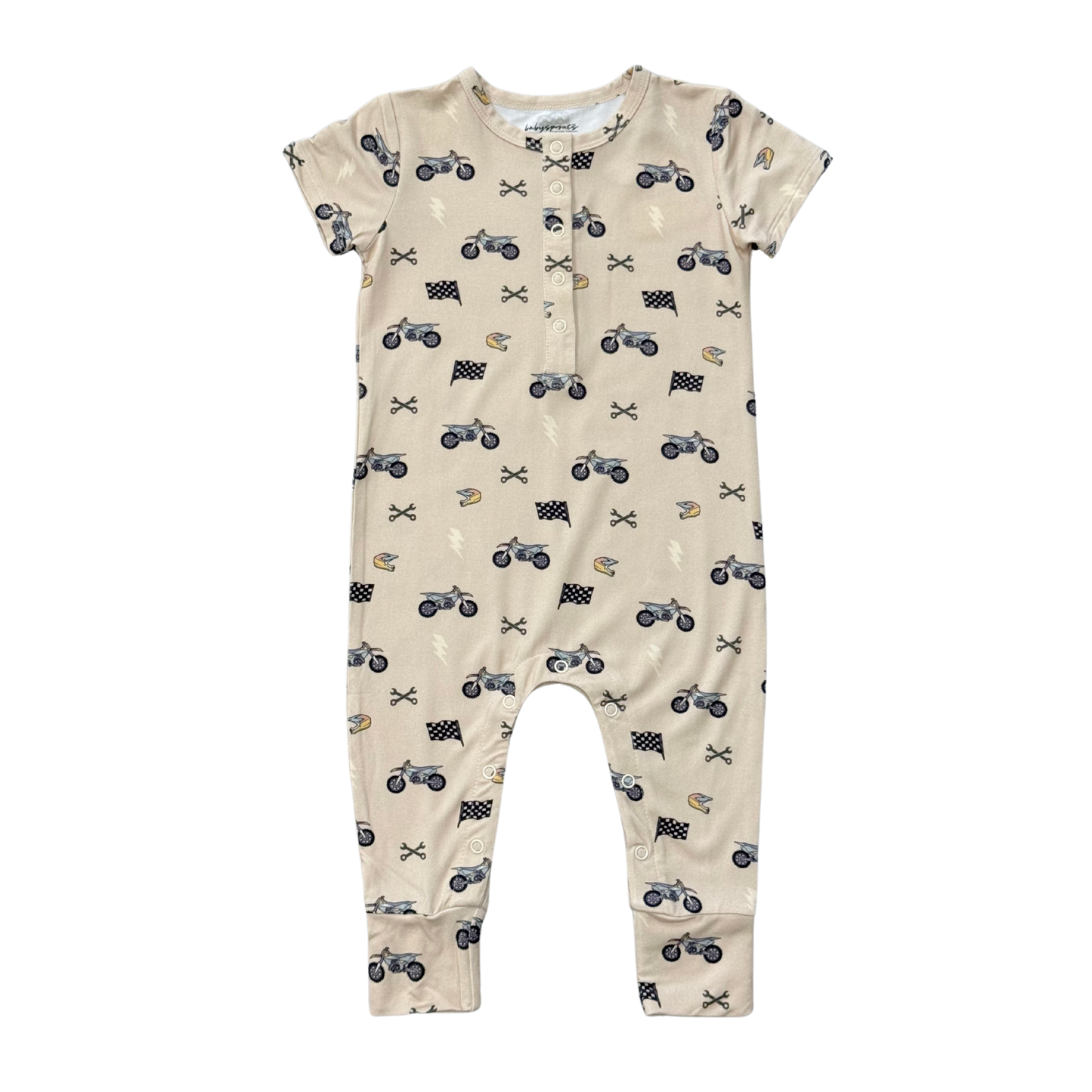 Dino Short-Sleeve Romper