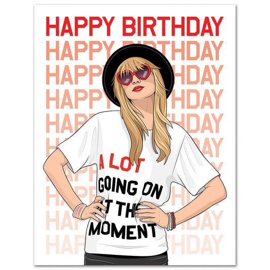 Taylor Swift Birthday Card