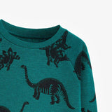 Long Sleeve Dinosaur Green Sweatshirt