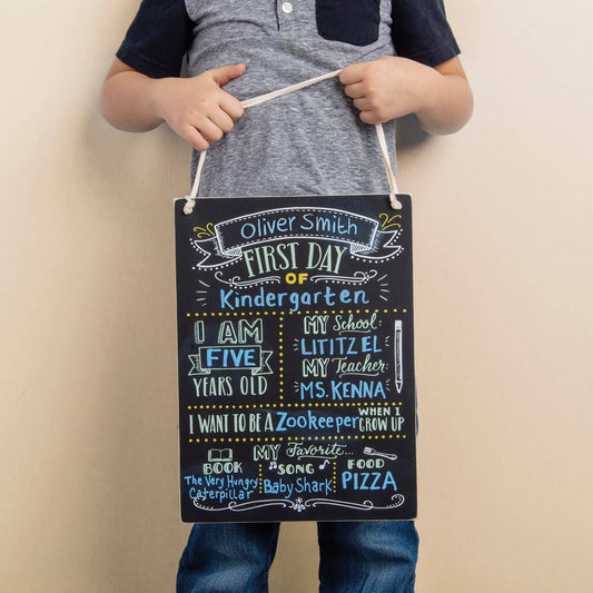 School Chalk Sign