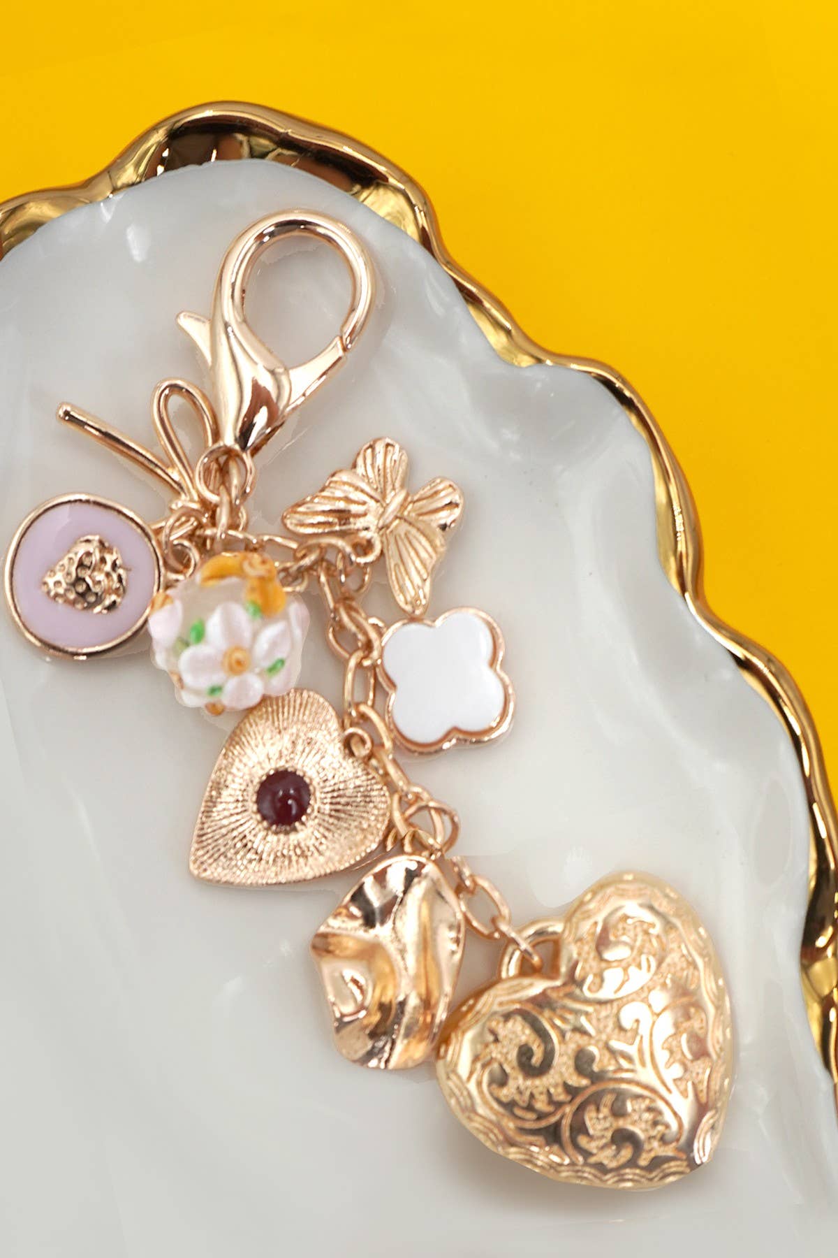 Gold Bag Charm