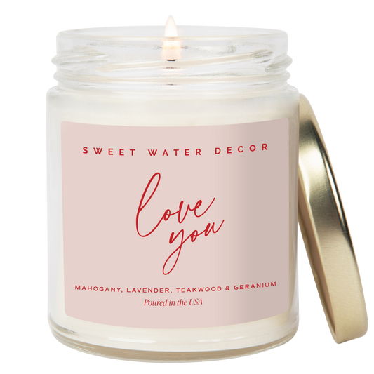 Love You Soy Candle