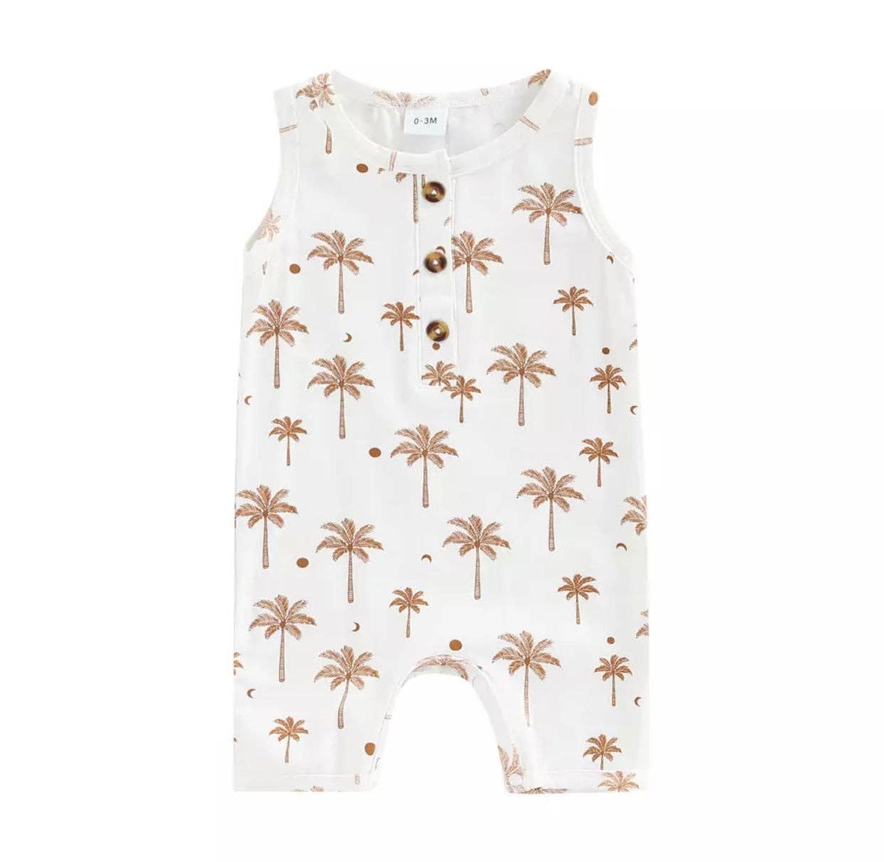 Unisex Bodysuit - White: 3-6M