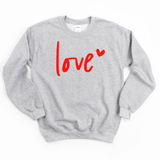 Love Sweatshirt :Red