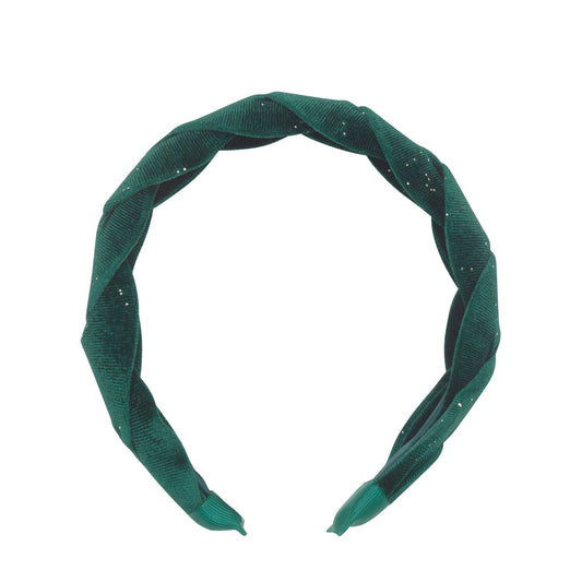 Evergreen Velvet Headband