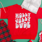 Grey Holly Jolly Dude sweatshirt