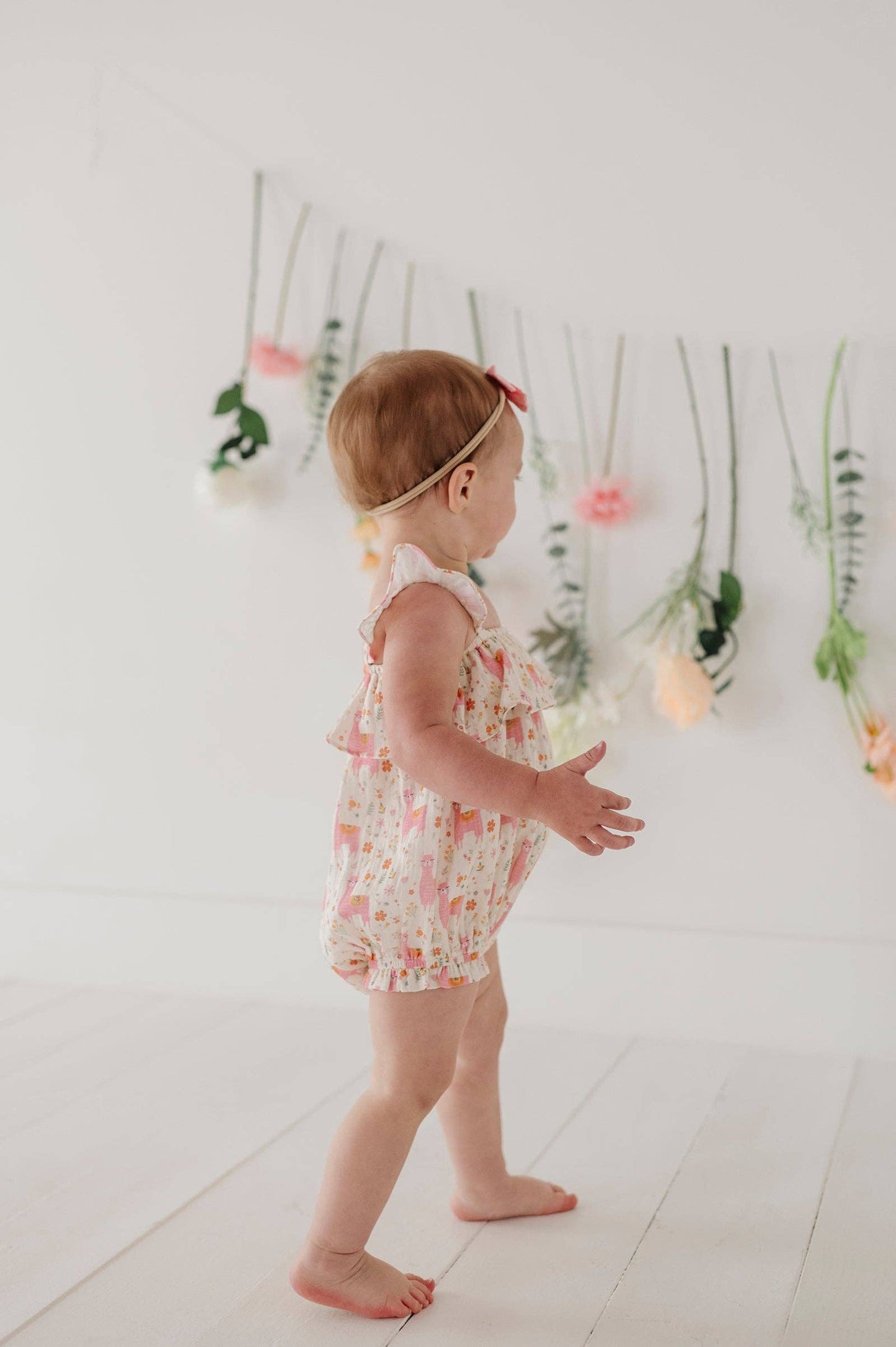 Llama Bubble Romper