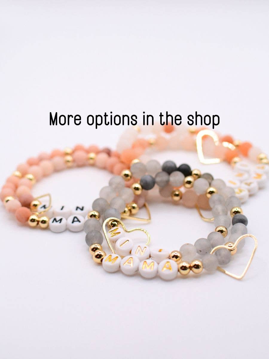 Mama Mini Bracelet Set – Motherhood Jewelry, mom gift