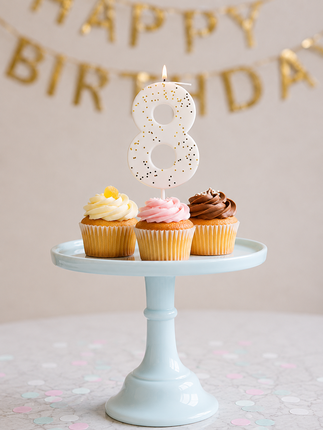 #8 Glitter Candle