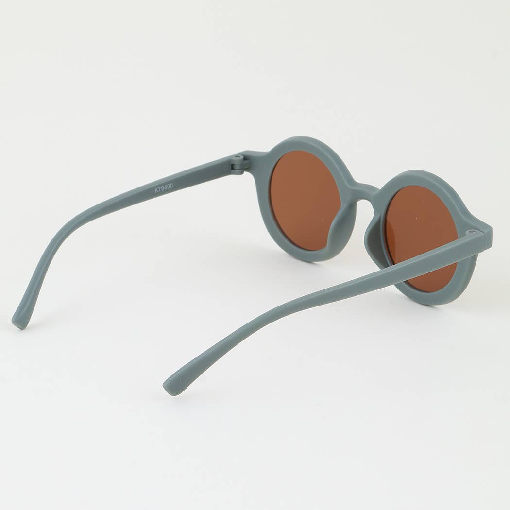 Retro Matte Round Sunglasses