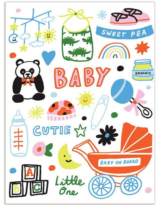 Baby Symbols Baby Card