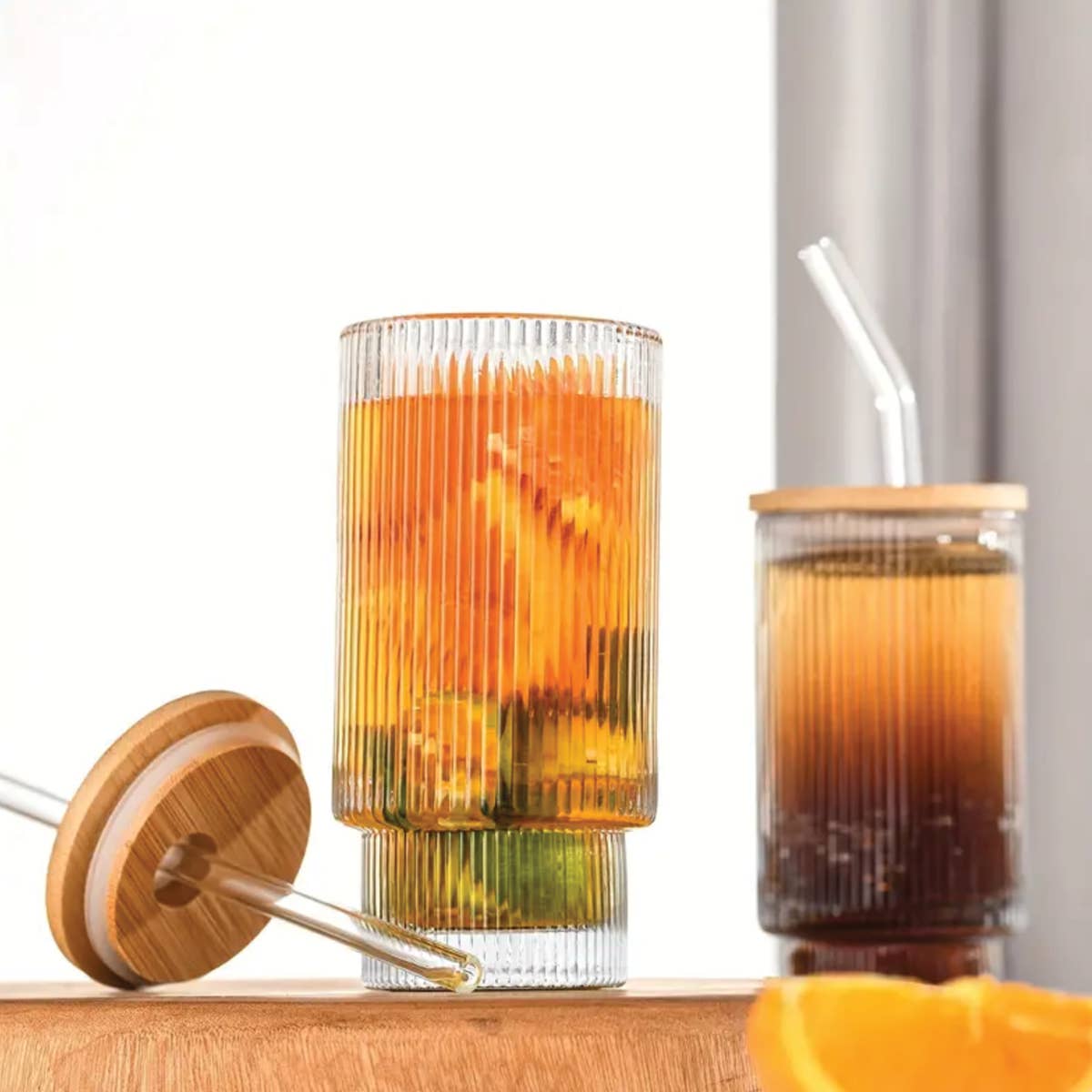 Vintage Ripple Glass