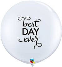 Helium Latex Balloon- 36" Best Day Ever