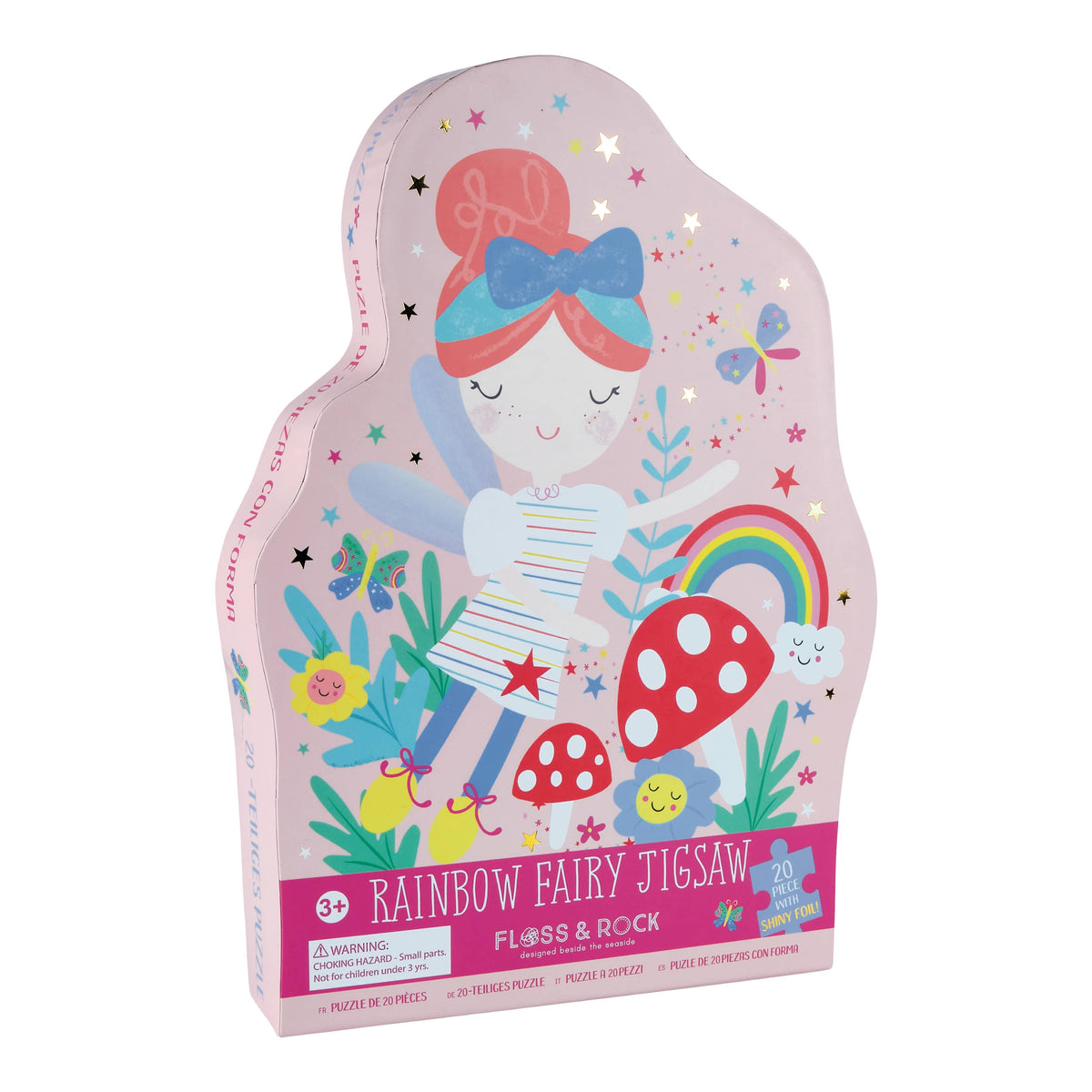 20pc Jigsaw Puzzle in Shaped Box - Rainbow Fairy