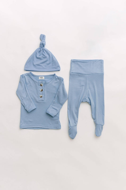 Top & Bottom Outfit Baby Blue
