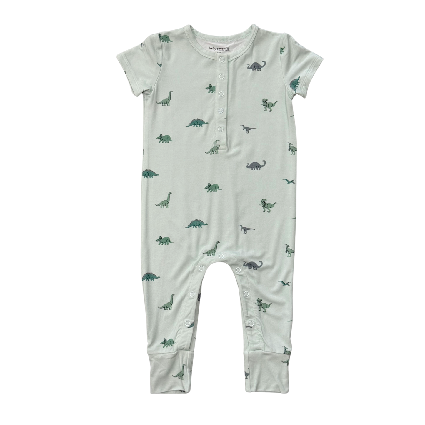 Dino Short-Sleeve Romper