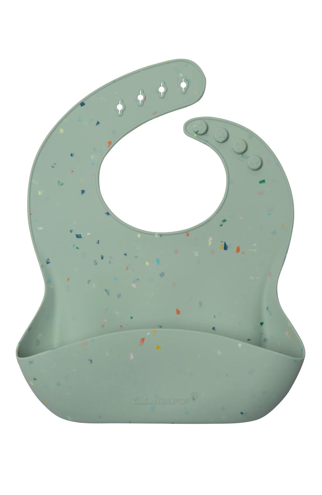 Confetti Seafoam Bib