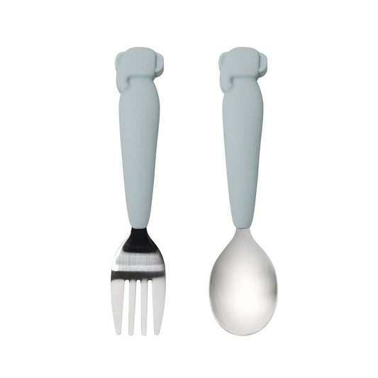 Toddler Spoon Fork Set, Elephant