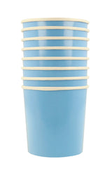 Cornflower blue cup