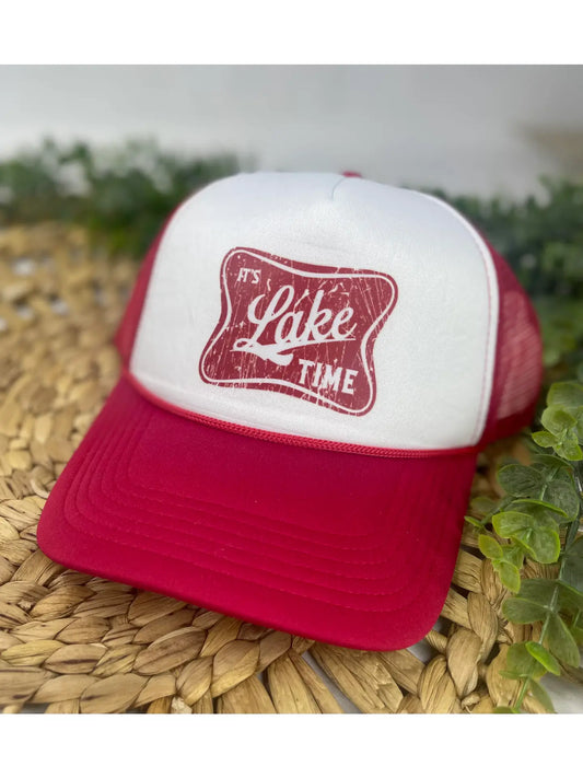 It's Lake Time Trucker Hat