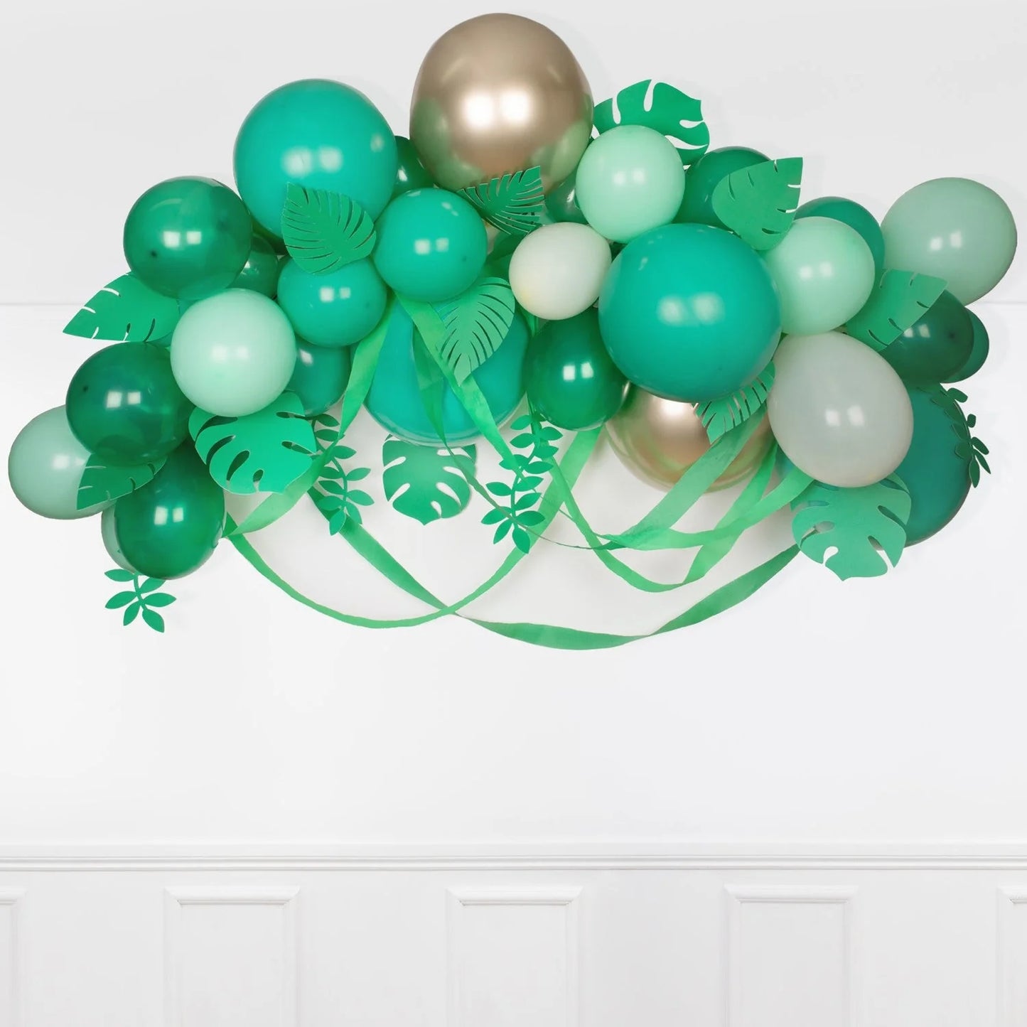 Leafy Green Balloon Arch