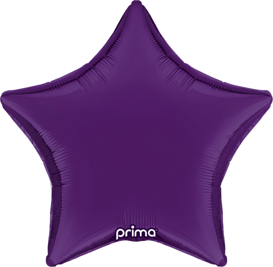 Purple Star Balloon 18"