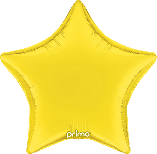Yellow Star Balloon