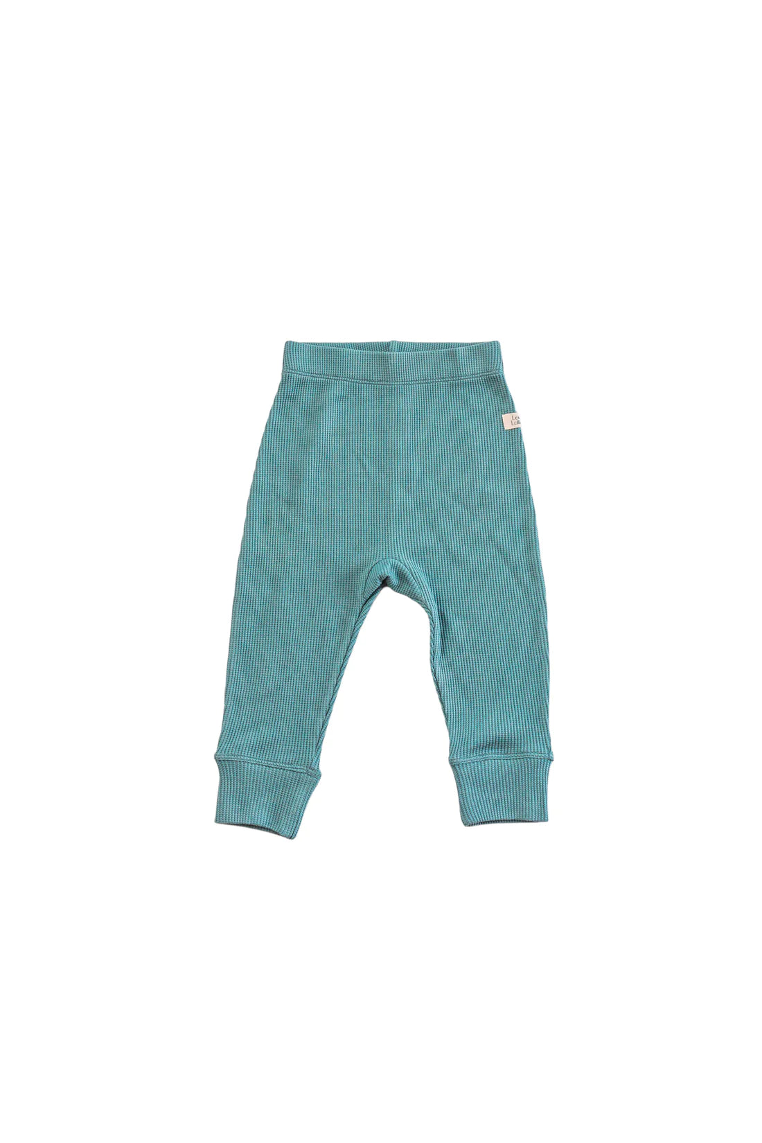 Waffle Baby Pants - Smoke Blue