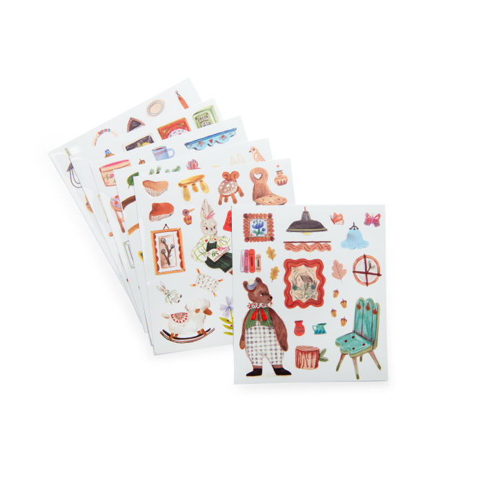 Coloring book + Stickers