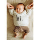 Hi. Black Crew Neck Sweater Baby & Toddler