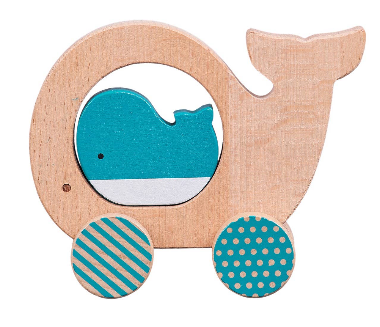 Wooden Whale Toy