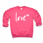 Love XOXO Valentine Adult Crewneck Sweatshirt: XL / Red