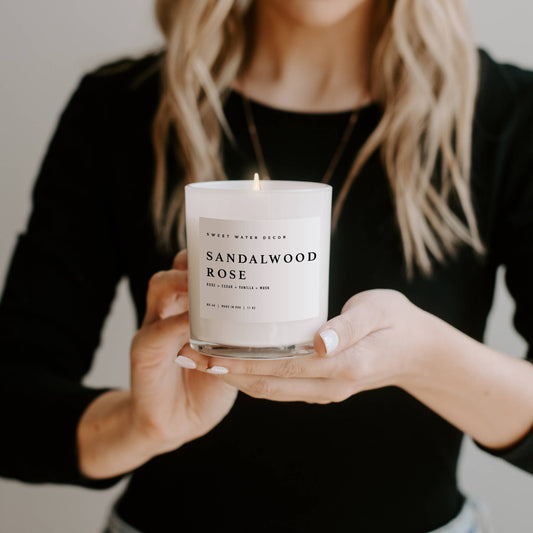 Sandalwood Rose Soy Candle
