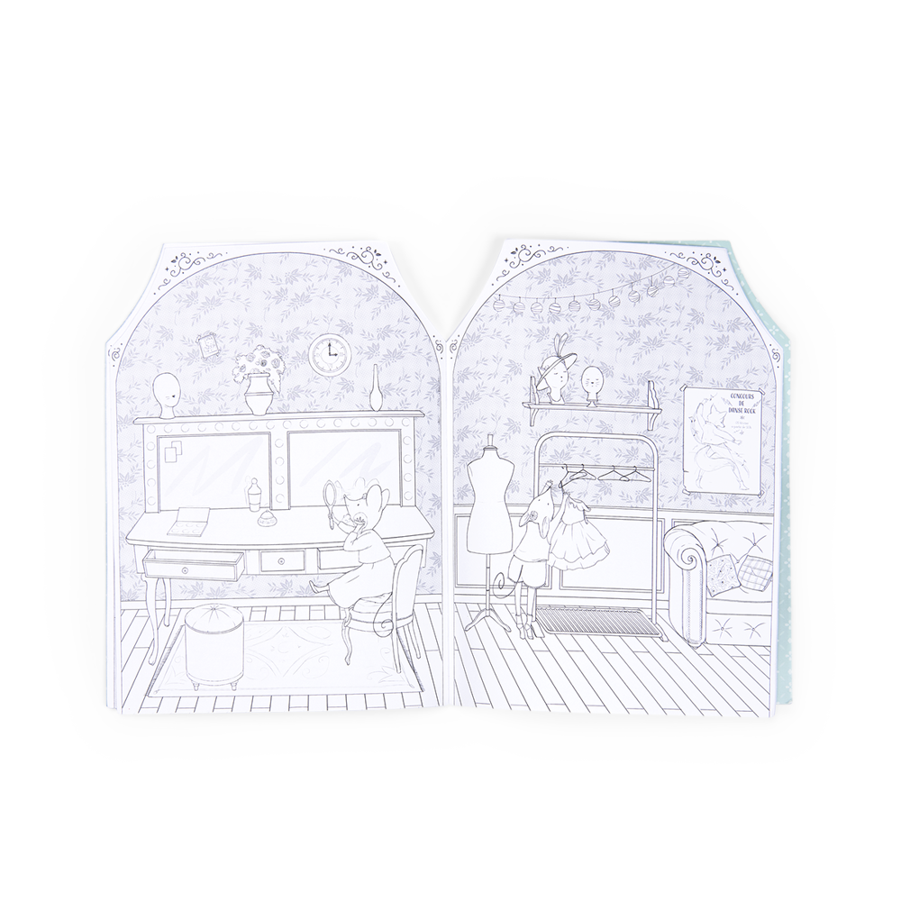 Coloring Book + Stickers