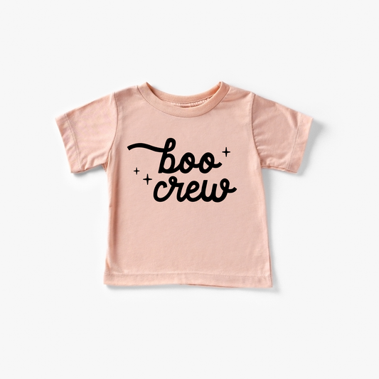 Boo Crew Tee - Peach